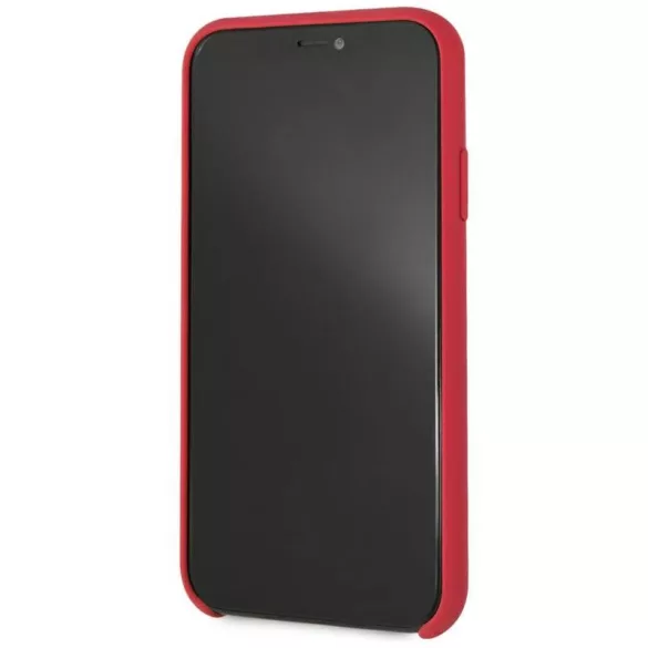 Guess GUHCI61LSGLRE Silicone tok iPhone XR - piros