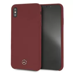   Mercedes MEHCI65SILRE iPhone Xs Max piros keménytok Silicone Line