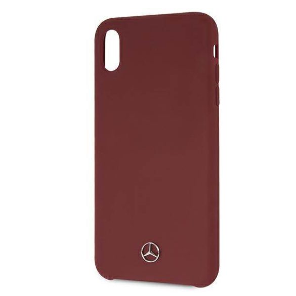 Mercedes MEHCI65SILRE iPhone Xs Max piros keménytok Silicone Line