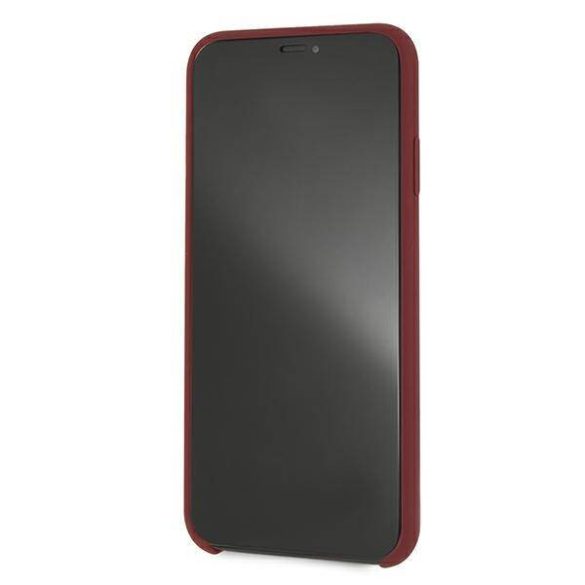 Mercedes MEHCI65SILRE iPhone Xs Max piros keménytok Silicone Line