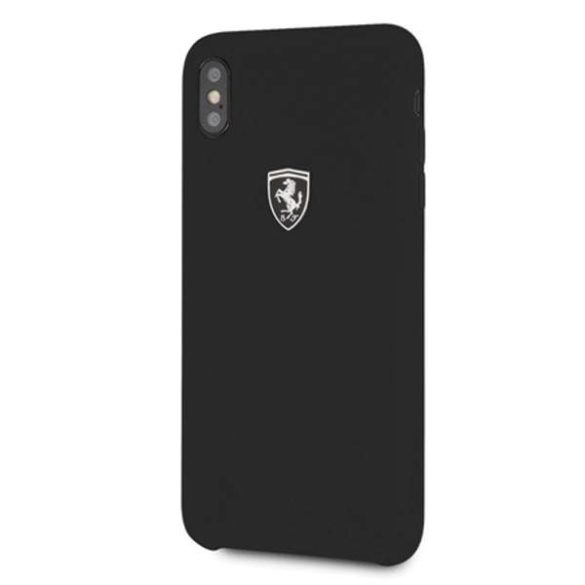Ferrari keménytok FEOSIHCI65BK iPhone Xs Max fekete szilikon Off track tok
