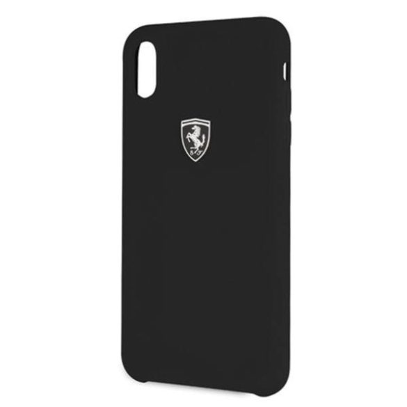 Ferrari keménytok FEOSIHCI65BK iPhone Xs Max fekete szilikon Off track tok