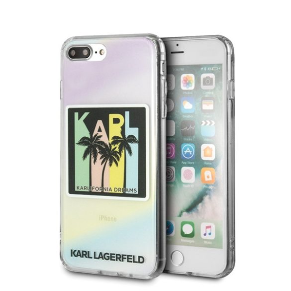 Karl Lagerfeld KLHCI8LIRKD iPhone 7/8 Plus keménytok Kalifornia Dreams