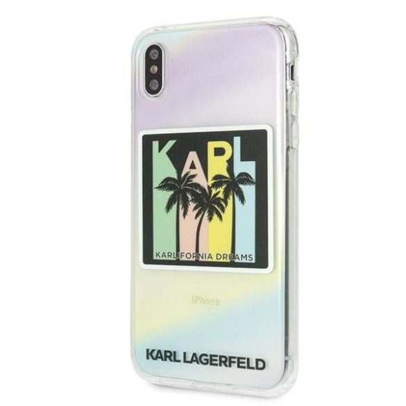 Karl Lagerfeld KLHCI65IRKD iPhone Xs Max California Dreams keménytok