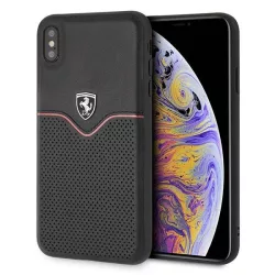   Ferrari keménytok FEOVEHCI65BK iPhone Xs Max fekete Off Track Victory tok