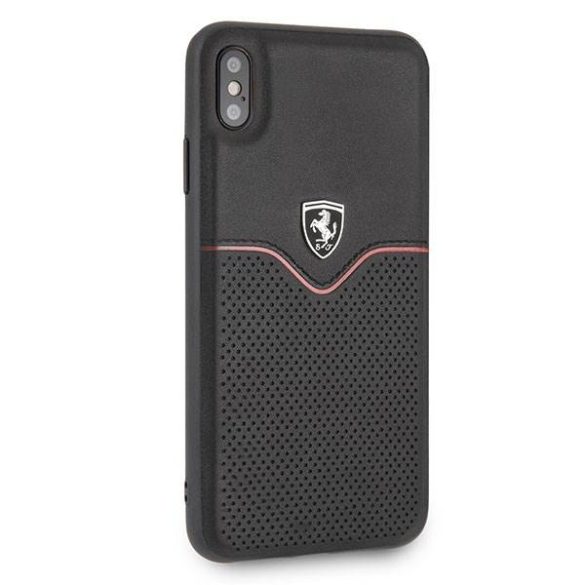 Ferrari keménytok FEOVEHCI65BK iPhone Xs Max fekete Off Track Victory tok