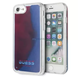   Guess GUHCI8GLCRE iPhone 7/8/SE 2020 piros California foszforeszkáló keménytok