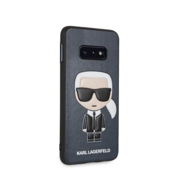 Karl Lagerfeld KLHCS10 LIKPUBL S10e G970 keménytok kék ikonikus Karl dombornyomott tok