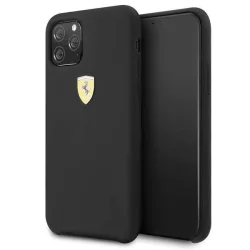   Ferrari keménytok FESSIHCN65BK iPhone 11 Pro Max fekete szilikon tok