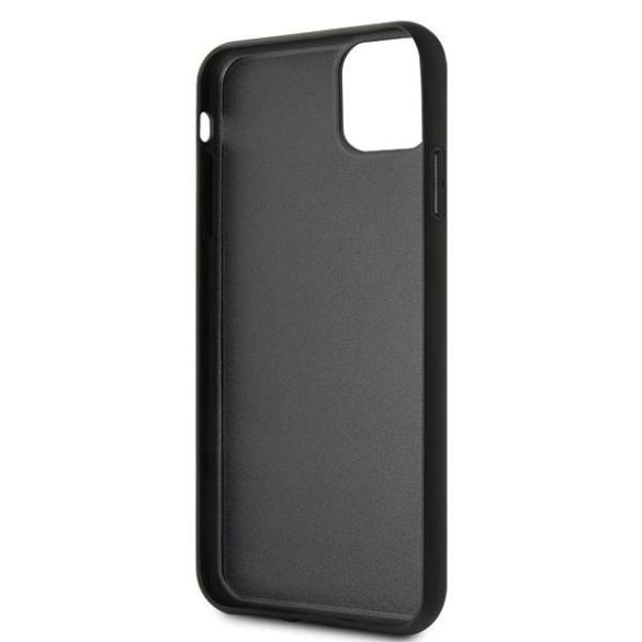 Karl Lagerfeld KLHCN65DLFKBK iPhone 11 Pro Max fekete keménytok ikonikus Karl csillogó