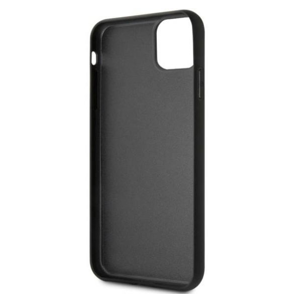Karl Lagerfeld KLHCN65DLHBK iPhone 11 Pro Max fekete ikonikus csillogós tok Karl Lagerfeld fej