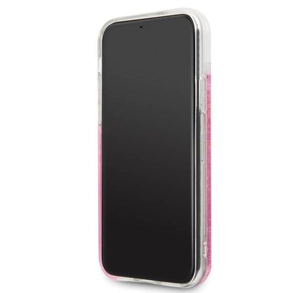 Karl Lagerfeld KLHCN58ROPI iPhone 11 Pro rózsaarany keménytok csillogó