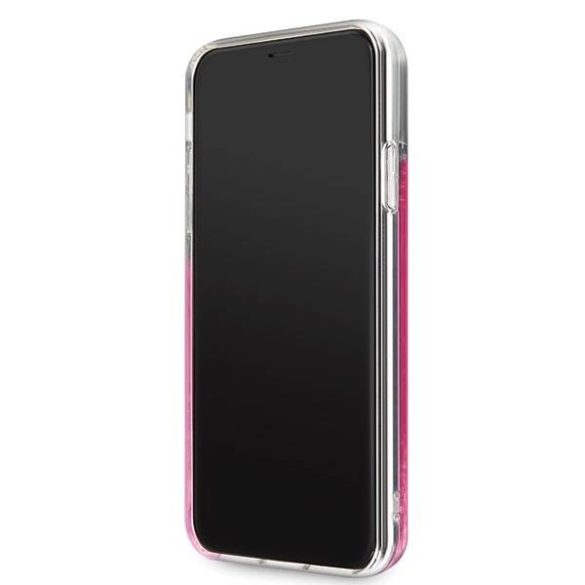 Karl Lagerfeld KLHCN65ROPI iPhone 11 Pro Max rózsaarany csillogós keménytok