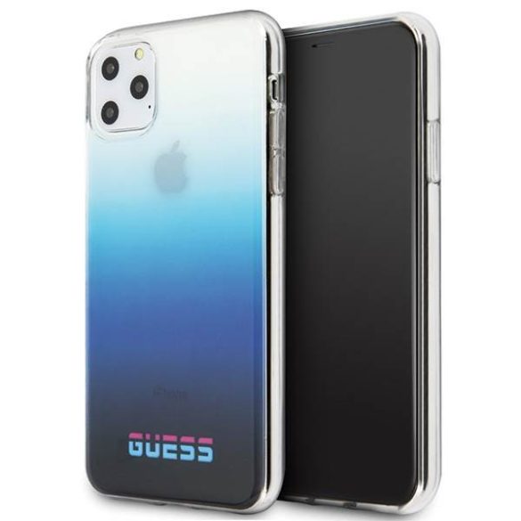 Guess GUHCN65DGCNA iPhone 11 Pro Max színátmenetes kék California keménytok
