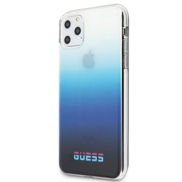 Guess GUHCN65DGCNA iPhone 11 Pro Max színátmenetes kék California keménytok