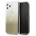 Guess GUHCN65SGTLGO iPhone 11 Pro Max arany Glitter Triangle keménytok