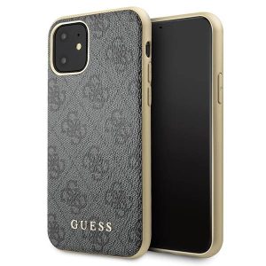 Guess GUHCN61G4GG iPhone 11 6,1" / Xr szürke 4G Collection keménytok