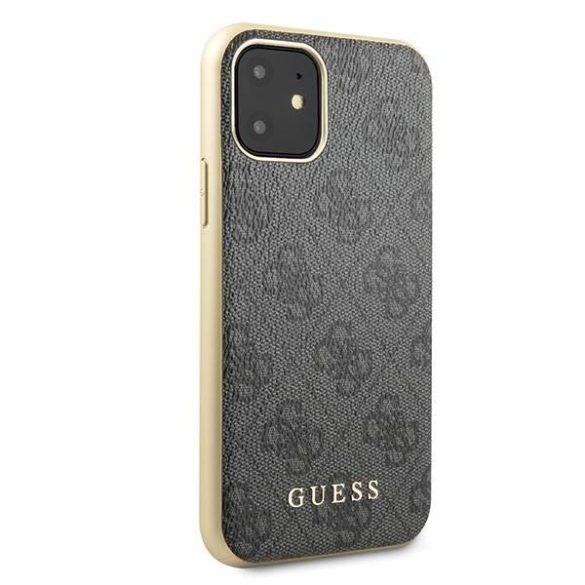 Guess GUHCN61G4GG iPhone 11 6,1" / Xr szürke 4G Collection keménytok