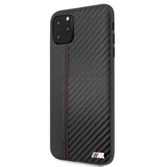 Tok keménytok BMW BMHCN65MCARBK iPhone 11 Pro Max fekete PU Carbon