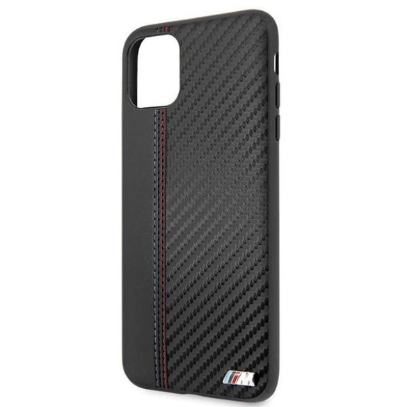 Tok keménytok BMW BMHCN65MCARBK iPhone 11 Pro Max fekete PU Carbon