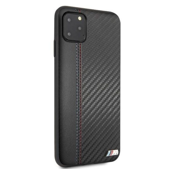 Tok keménytok BMW BMHCN65MCARBK iPhone 11 Pro Max fekete PU Carbon