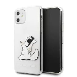   Karl Lagerfeld KLHCN61CFNRC iPhone 11 6,1" / Xr átlátszó Choupette Fun keménytok
