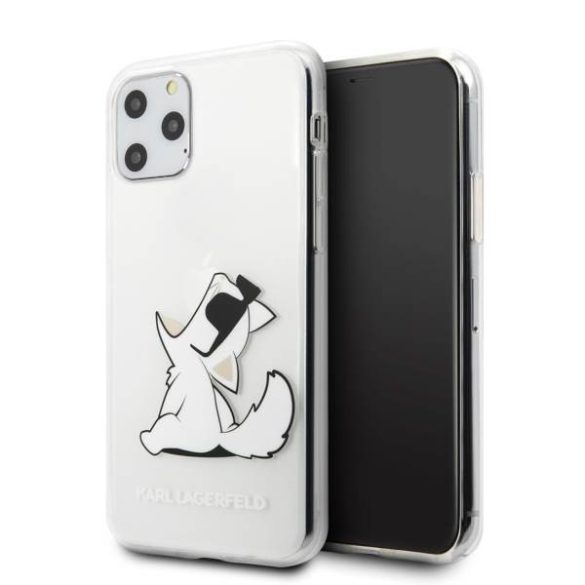 Karl Lagerfeld KLHCN65CFNRC iPhone 11 Pro Max átlátszó Choupette Fun keménytok