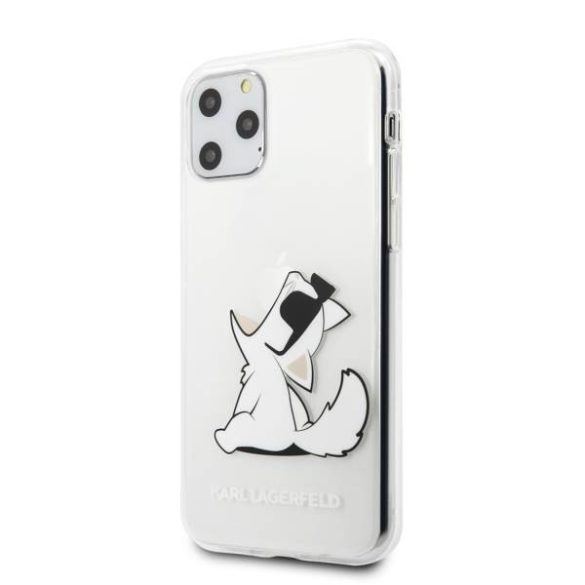 Karl Lagerfeld KLHCN65CFNRC iPhone 11 Pro Max átlátszó Choupette Fun keménytok
