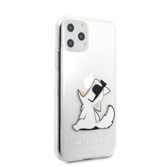 Karl Lagerfeld KLHCN65CFNRC iPhone 11 Pro Max átlátszó Choupette Fun keménytok