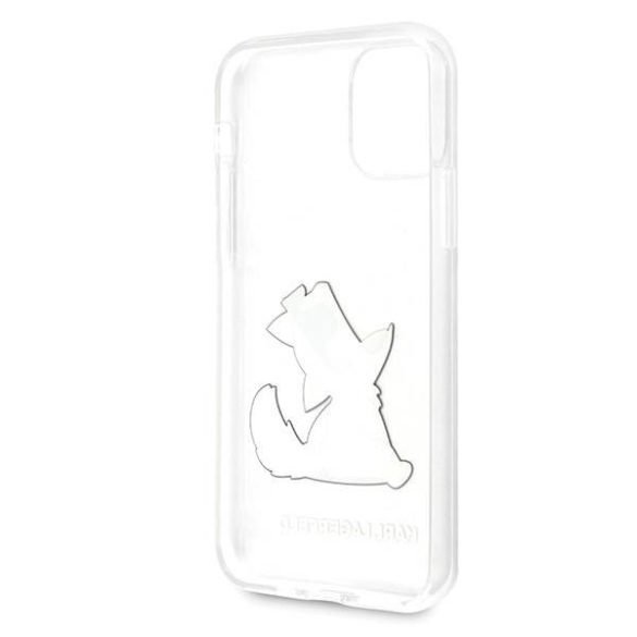 Karl Lagerfeld KLHCN65CFNRC iPhone 11 Pro Max átlátszó Choupette Fun keménytok