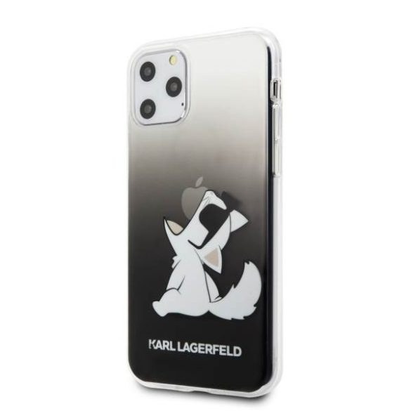 Karl Lagerfeld KLHCN65CFNRCBK iPhone 11 Pro Max keménytok fekete Choupette Fun tok