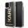 Karl Lagerfeld KLHCN58KAGBK iPhone 11 Pro fekete Karl logo Glitter tok Karl Lagerfeld KLHCN58KAGBK iPhone 11 Pro fekete Karl logo Glitter tok