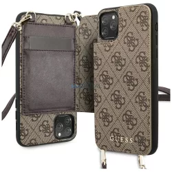   Guess GUHCN65CB4GB iPhone 11 Pro Max/barna kemény tok 4G Crossbody