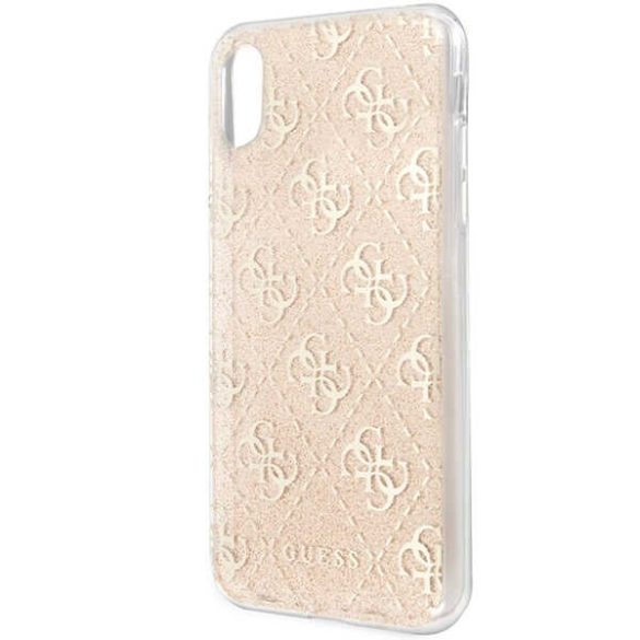 Guess GUHCPXPCU4GLGO iPhone X/Xs arany keménytok  4G Glitter