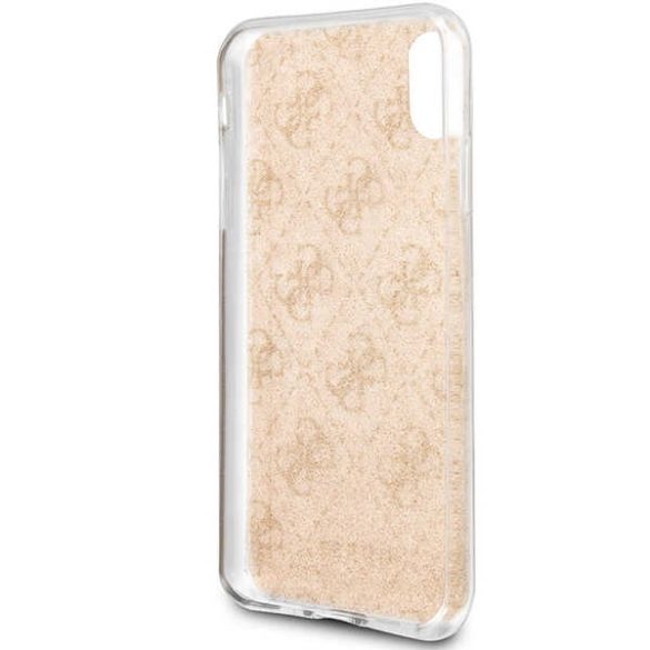 Guess GUHCPXPCU4GLGO iPhone X/Xs arany keménytok  4G Glitter