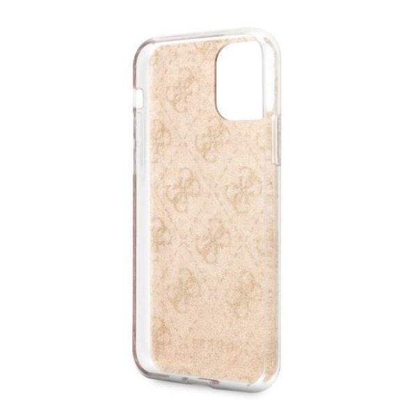 Guess GUHCN61PCU4GLGO iPhone 11 6,1" / Xr arany 4G csillogós keménytok