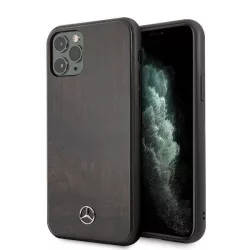   Mercedes MEHCN65VWOBR iPhone 11 Pro Max barna keménytok Wood Line Rosewood