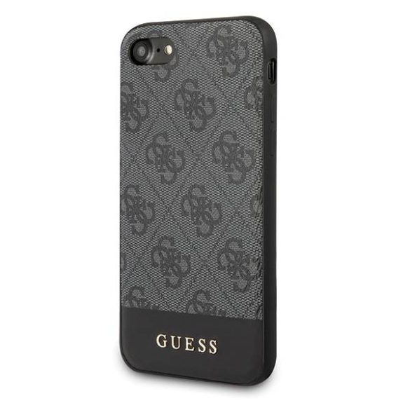 Guess GUHCI8G4GLGR iPhone 7/8/SE 2020 /SE 2022 szürke 4G Stripe Collection keménytok