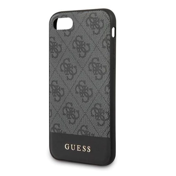 Guess GUHCI8G4GLGR iPhone 7/8/SE 2020 /SE 2022 szürke 4G Stripe Collection keménytok