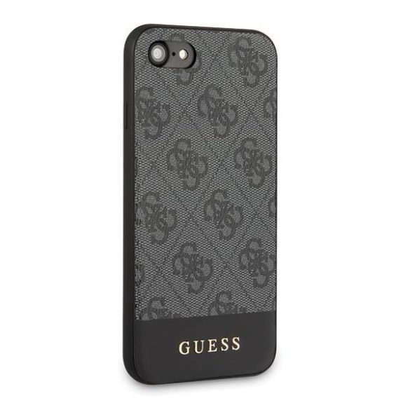 Guess GUHCI8G4GLGR iPhone 7/8/SE 2020 /SE 2022 szürke 4G Stripe Collection keménytok