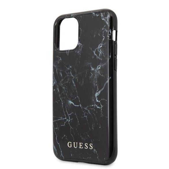 Guess GUHCN65PCUMABK iPhone 11 Pro Max fekete márvány tok