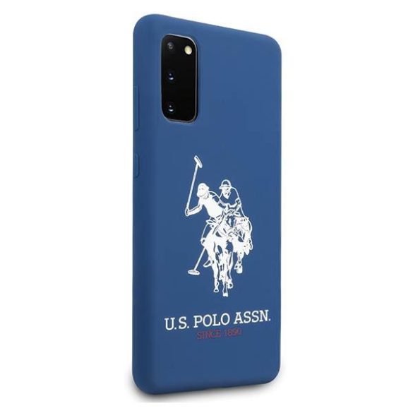 US Polo USHCS62SLHRNV Samsung Galaxy S20 G980 kék Silicone Collection tok