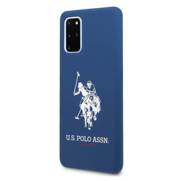 US Polo USHCS67SLHRNV S20+ G985 kék Silicone Collection tok