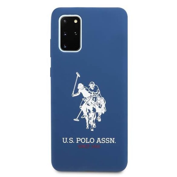 US Polo USHCS67SLHRNV S20+ G985 kék Silicone Collection tok