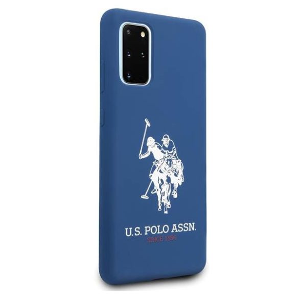 US Polo USHCS67SLHRNV S20+ G985 kék Silicone Collection tok