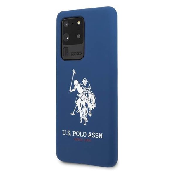 US Polo USHCS69SLHRNV Samsung Galaxy S20 Ultra G988 kék Silicone Collection tok