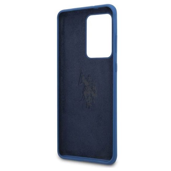 US Polo USHCS69SLHRNV Samsung Galaxy S20 Ultra G988 kék Silicone Collection tok