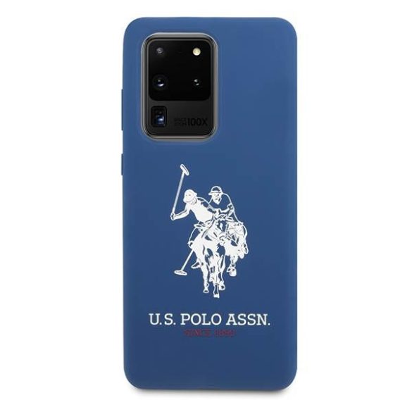 US Polo USHCS69SLHRNV Samsung Galaxy S20 Ultra G988 kék Silicone Collection tok