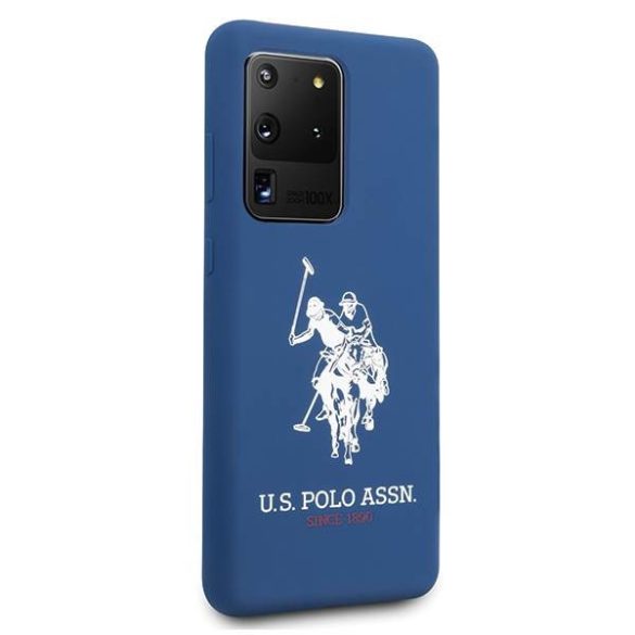 US Polo USHCS69SLHRNV Samsung Galaxy S20 Ultra G988 kék Silicone Collection tok