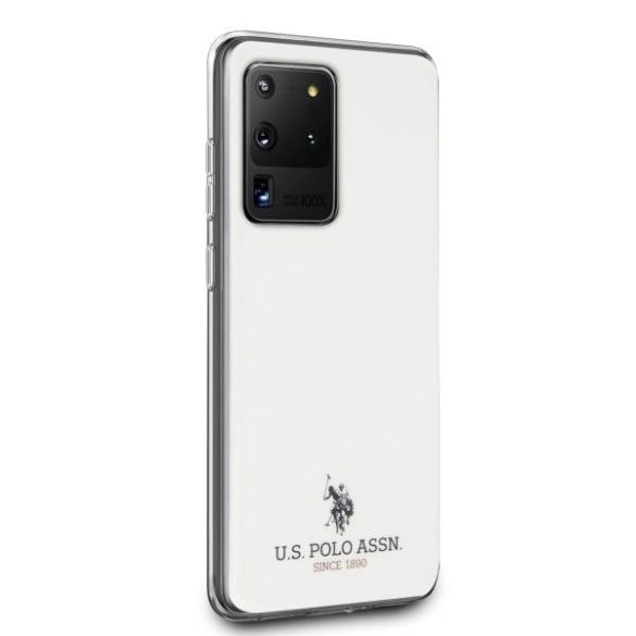 US Polo USHCS69TPUWH Samsung Galaxy S20 Ultra G988 fehér fényes tok